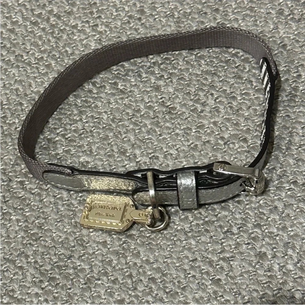 Henri Bendel Silver Dog Collar